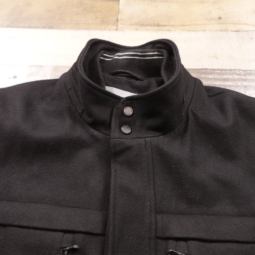 Michael Kors Wool-Blend Quilted Lined Jacket - Men's Size XXL Black‎ - Picture 12 of 13